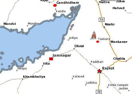 Tankara Map